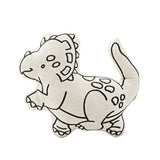 Kiboo Kids Jurassic Series: Triceratops Dinosaur for Coloring and Creative Play - HoneyBug 