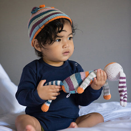 Organic Multi-Colored Striped Hat