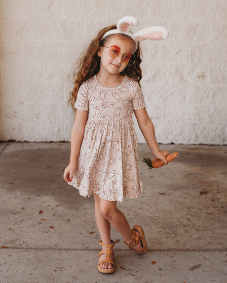 BUNNY TAILS DREAM RUFFLE DRESS