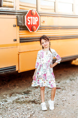 School is Cool Pocket Twirl Dress