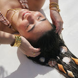 Renee Double Chain Pearl Choker Necklace - HoneyBug 