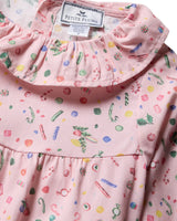 Girl's Twill Scarlett Nightgown in Vintage Sweets - HoneyBug 
