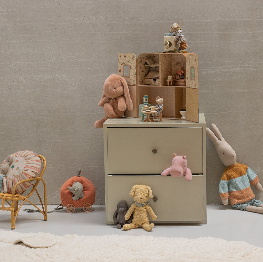 Dog, Vintage plush - Soft sand