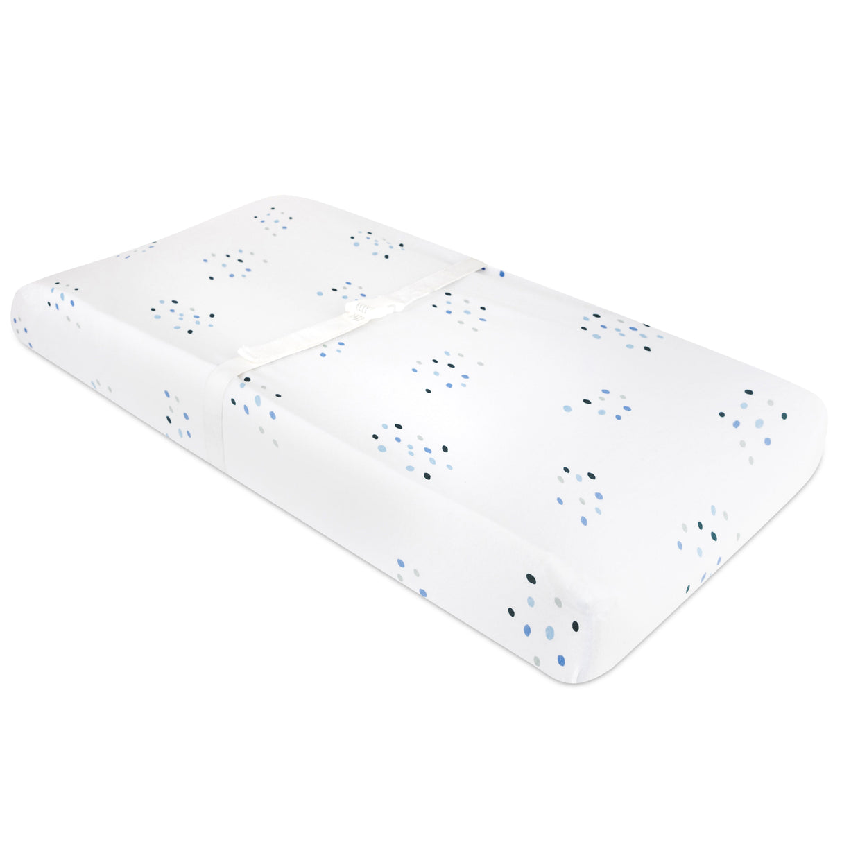 Changing Pad Cover | Cradle Sheet - Blue Raindrops