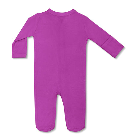 Bamboo Blend Footie - Raspberry - HoneyBug 