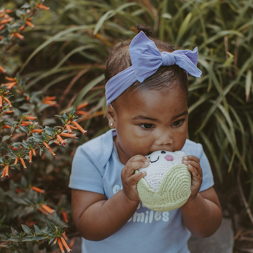 Pretend Play Food Rattle - Cauliflower