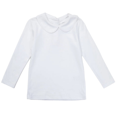 Chandler Longsleeve Peter Pan Collar Shirt - HoneyBug 