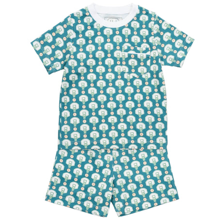 Charles Boys' Short Set - Basketball Game - HoneyBug 