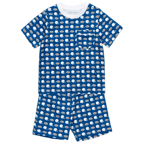 Charles Boys' Short Set - First Down Football - HoneyBug 