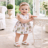 Sweet Garden Skirted Bodysuit – Bamboo Baby Outfit