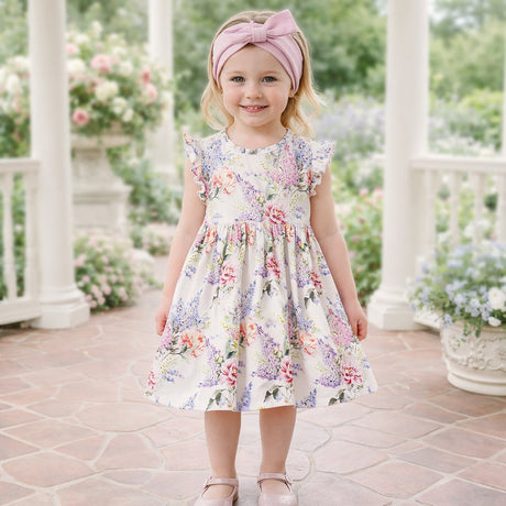 Watercolor Floral Bamboo Dress