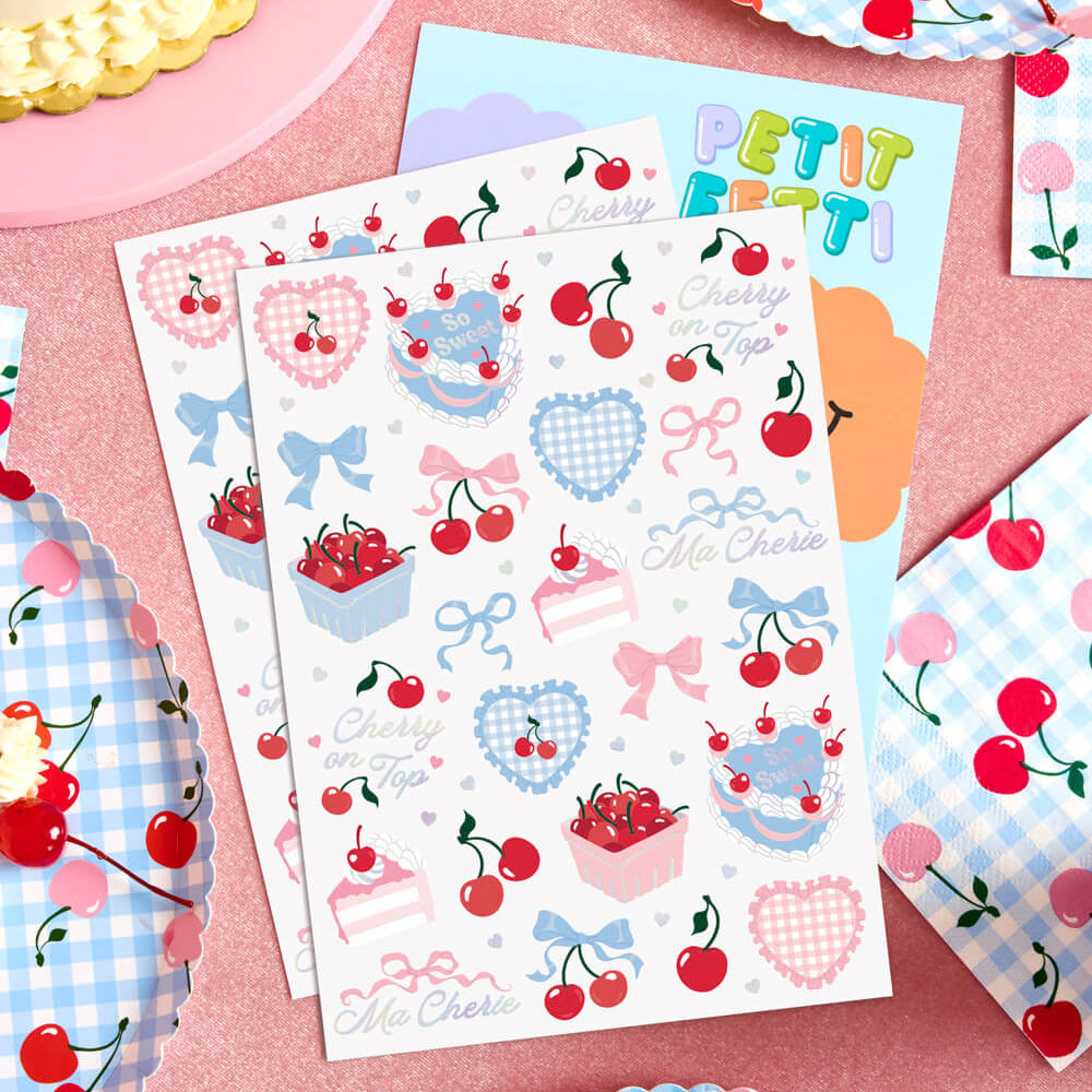 Cherry Tats - 50 Temporary Tattoos