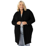 Chloe Chunky Cardigan Sweater | Black - HoneyBug 