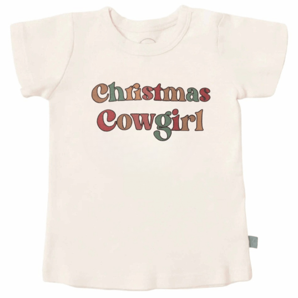 graphic tee | christmas cowgirl - HoneyBug 