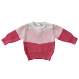 Colorblock Knit Sweater - HoneyBug 