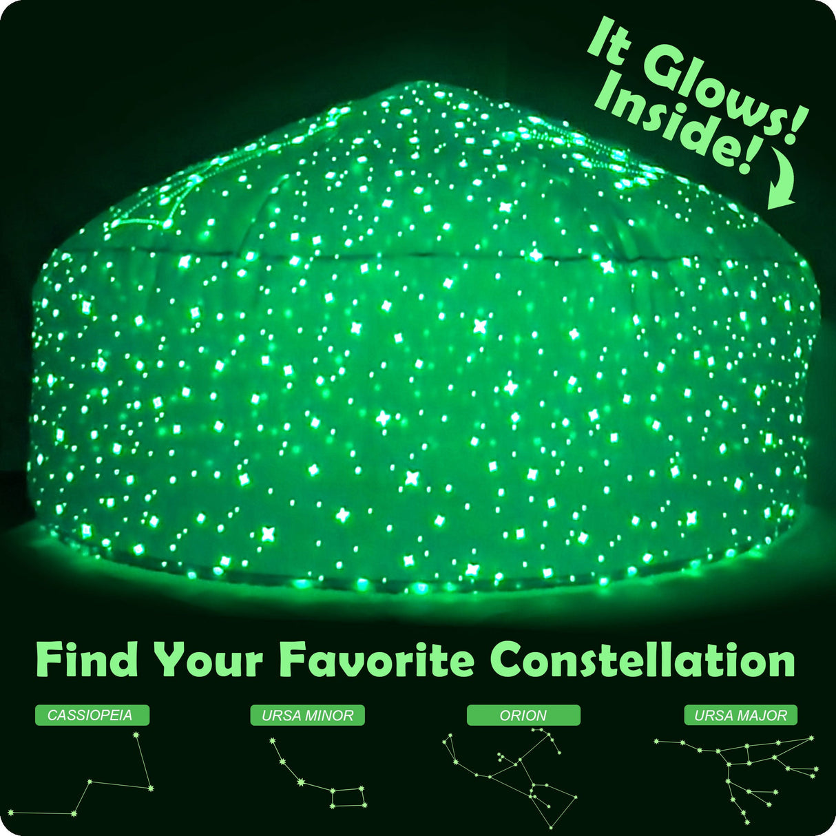 The Original AirFort - Constellation (Glow) by AirFort.com - HoneyBug 