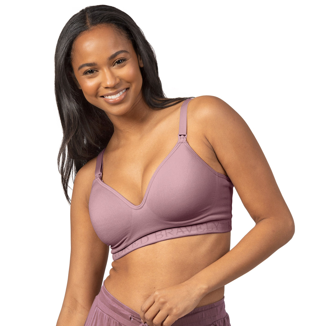 Signature Sublime® Contour Hands-Free Pumping & Nursing Bra | Twilight - HoneyBug 