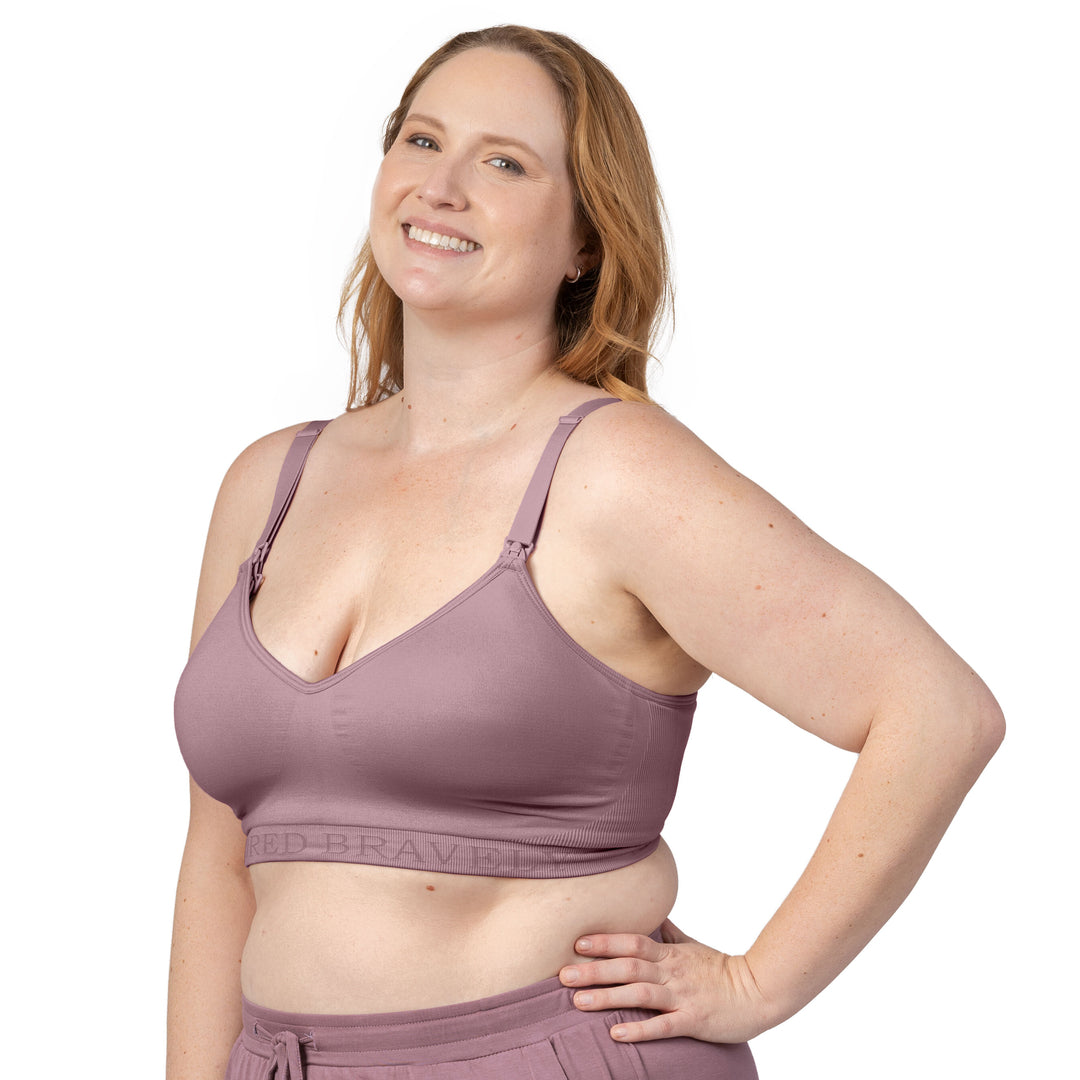 Signature Sublime® Contour Hands-Free Pumping & Nursing Bra | Twilight - HoneyBug 