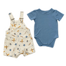 Baby Cotton Overalls Set