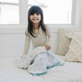 Crane + Dragonfly Oh So Soft Snuggle Blanket - HoneyBug 