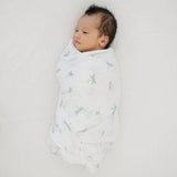 Muslin Swaddle Blanket Set Oh So Soft Crane + Dragonfly - HoneyBug 