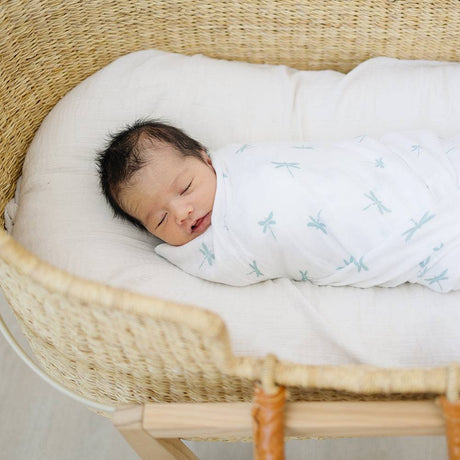 Muslin Swaddle Blanket Oh So Soft Dragonfly - HoneyBug 