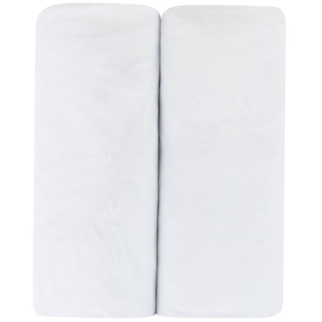 Crib Sheet Set - Solid White - HoneyBug 