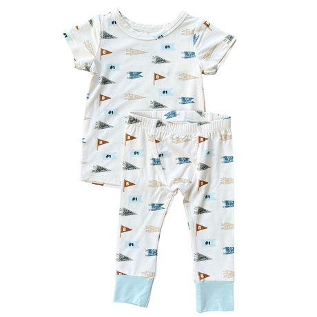 Short Sleeve Lounge Set - HoneyBug 