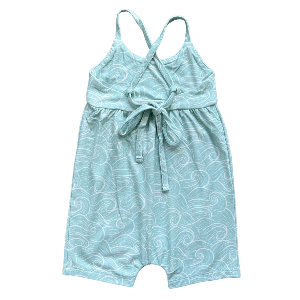 Girl's Tie-Back Romper - HoneyBug 