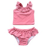 Girl's Two-Piece Tankini Swim Set - HoneyBug 