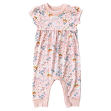 Girl's Short Sleeve Pant Romper - HoneyBug 