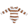 Girl's Two-Piece Crop Swimsuit - HoneyBug 
