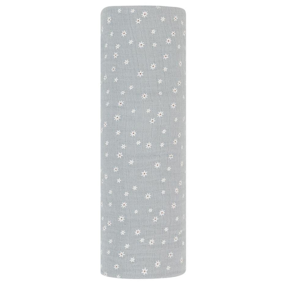 Cotton Muslin Swaddle Blanket - Ditsy Star