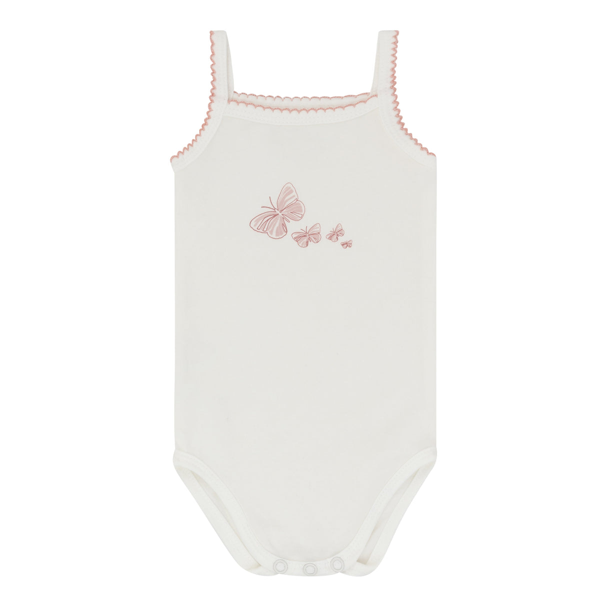 3 Pack Spaghetti Strap Bodysuits - Butterfly