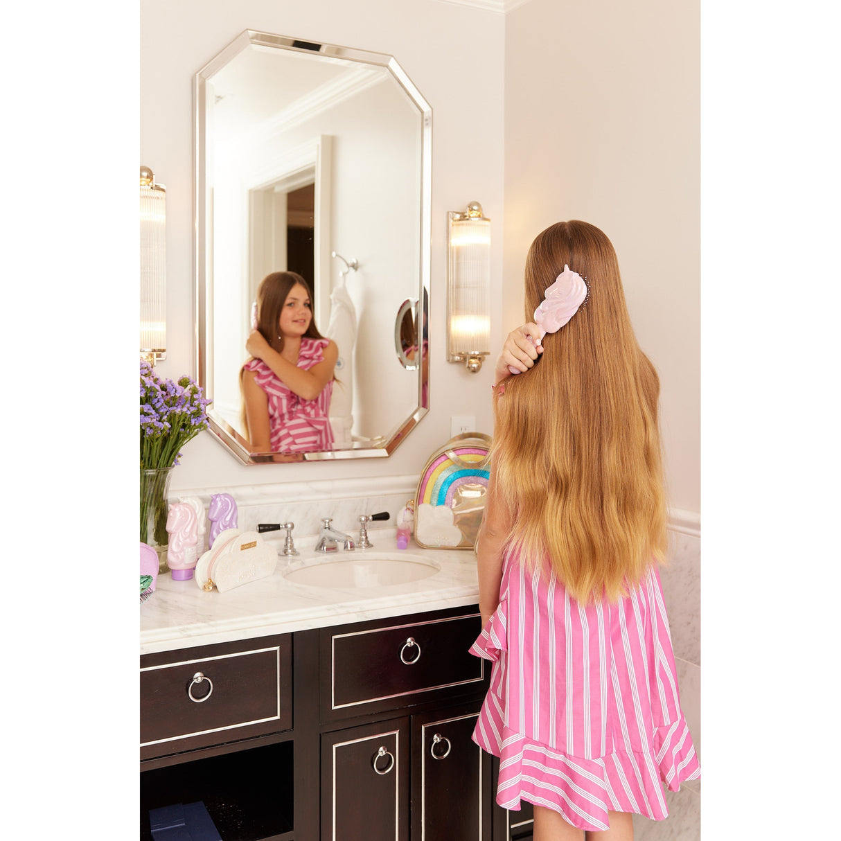 Unicorn Detangling Hair Brush - HoneyBug 