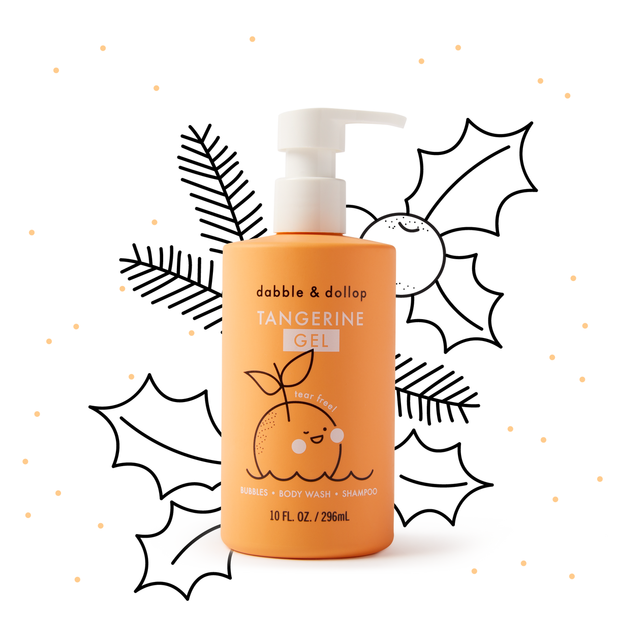 Tear-Free Tangerine Shampoo & Body Wash - HoneyBug 