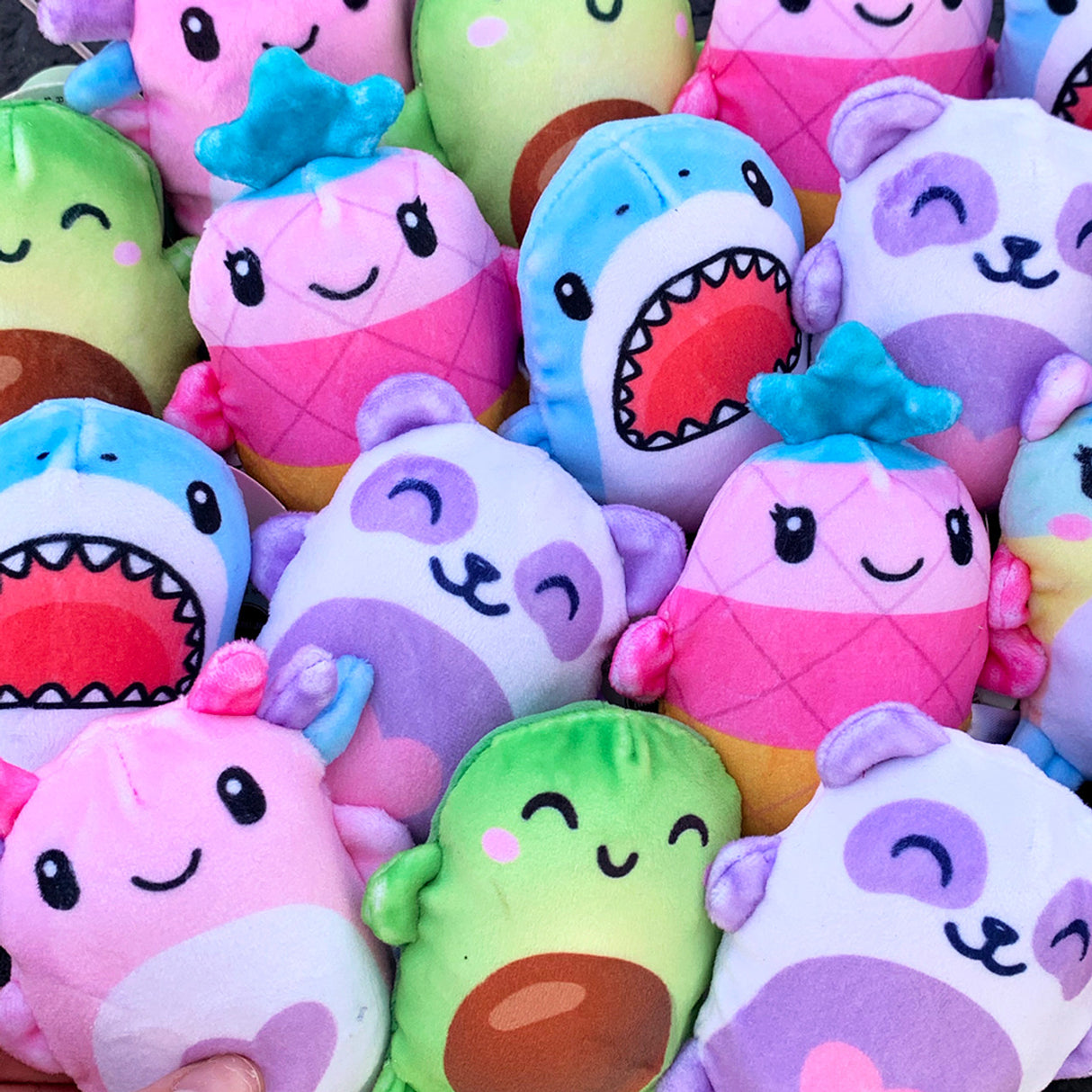 Bubble Stuffed Squishy Friends - Plush Wrapped Fidget Balls