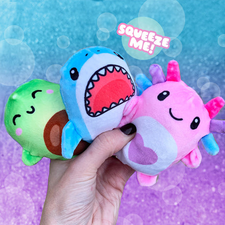 Bubble Stuffed Squishy Friends - Plush Wrapped Fidget Balls