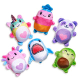 Bubble Stuffed Squishy Friends - Plush Wrapped Fidget Balls