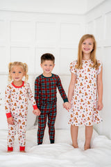 Teddy Bear Christmas | Nightgown - HoneyBug 