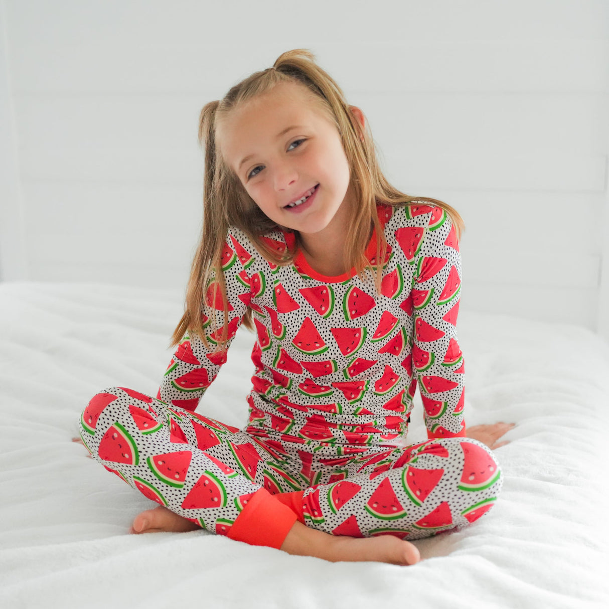 LONG SLEEVE 2 PIECE SETS- Kawaii Watermelon