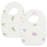 Fish & Turtle Bib Set - HoneyBug 