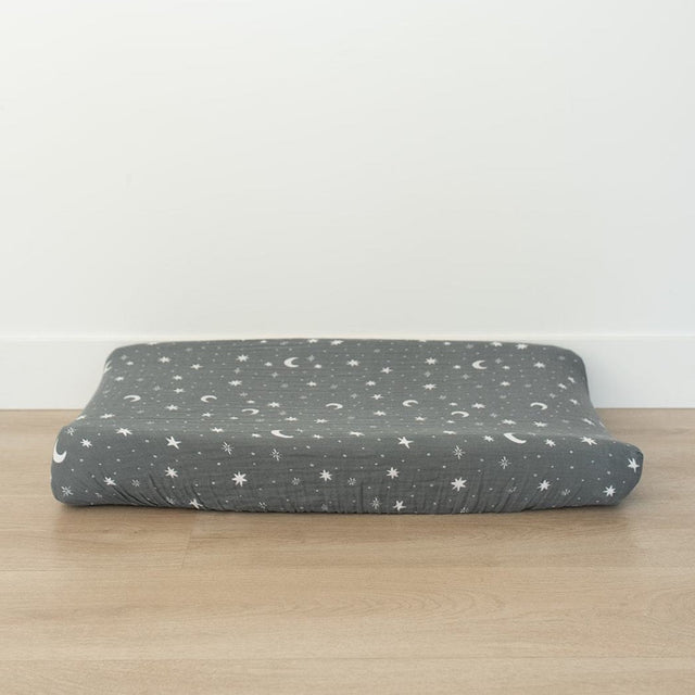 Night Sky Muslin Changing Pad Cover - HoneyBug 