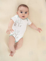 Organic Cotton Joy Bodysuit - Woodland - HoneyBug 