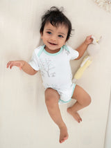 Organic Cotton Joy Bodysuit - Woodland - HoneyBug 