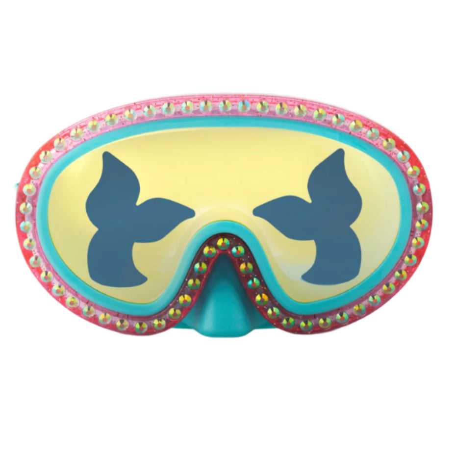 Blue Sushi Mermaid Kids' Swim Mask with Nose Piece - HoneyBug 