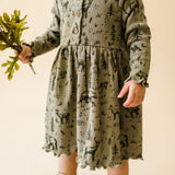 Organic Twirl Dress - Forest Folk