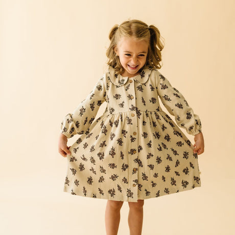 Organic Collared Dress - Posy