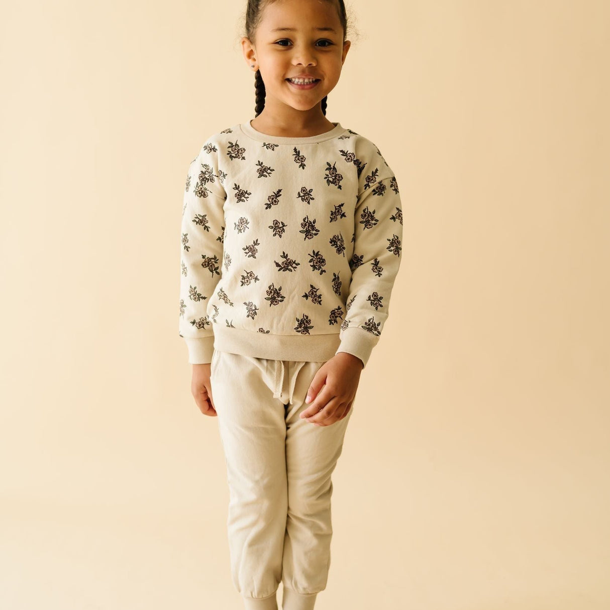 Organic Fleece Sweatshirt - Posy