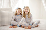 Ditsy Blue Floral | Two-Piece Pajama Set - HoneyBug 